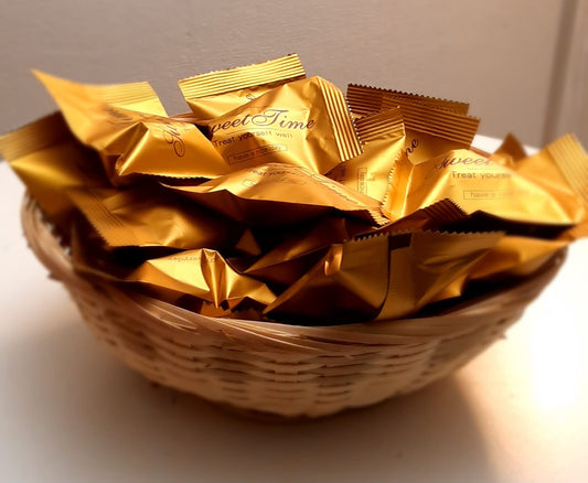 Baklava Bamboo Basket 25 pcs